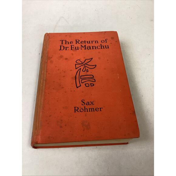 Sax Rohmer - The Return of Dr. Fu-Manchu - 1916 - Rare - Picture 1 of 9